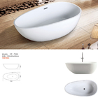 Modern Bathtub,Acrylic bathtub white color,Bathtub, seamless Bathtub. HK7035 170X85X62CM