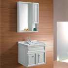 Modern Alunimun Bathroom Vanity/ all aluminum bathroom cabinet/Mirror Cabinet /DB-8113 600X460mm