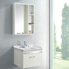 Modern Alunimun Bathroom Vanity/ all aluminum bathroom cabinet/Mirror Cabinet /DB-8117 600X460mm