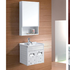 Modern Alunimun Bathroom Vanity/ all aluminum bathroom cabinet/Mirror Cabinet /DB-8124 500X460mm