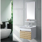 Modern Alunimun Bathroom Vanity/ all aluminum bathroom cabinet/Mirror Cabinet /DB-8145B,600X450mm