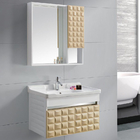 Modern Alunimun Bathroom Vanity/ all aluminum bathroom cabinet/Mirror Cabinet /DB-8145,800X450mm