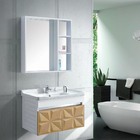 Modern Alunimun Bathroom Vanity/ all aluminum bathroom cabinet/Mirror Cabinet /DB-8151A 800X450mm