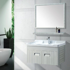 Modern Alunimun Bathroom Vanity/ all aluminum bathroom cabinet/Mirror Cabinet /DB-8154A  800X450mm