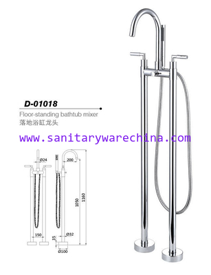 Floor standing bathtunb mixer,Faucet,D-01018