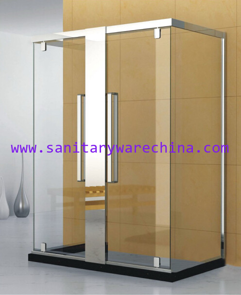 bathroom,shower room ,shower enclosure, stainless steel shower glass HS-05