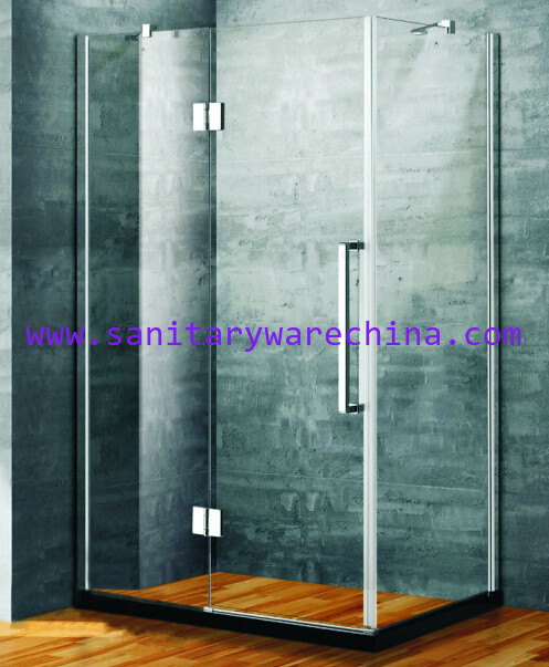 bathroom,shower door, shower enclosure,shower room , stainless steel shower glass HS-06