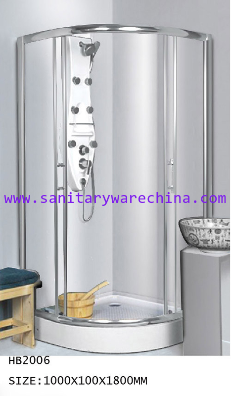 Aluminum frame shower room ,bathroom,shower enclosure, shower door HB2006 1000X1000X1800