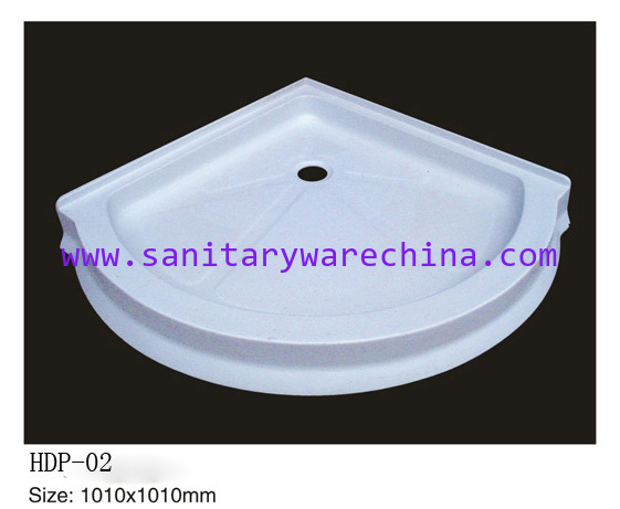Acrylic shower tray, shower basin,acrylic shower base HDP-02