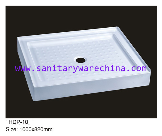 Acrylic shower tray, shower basin,acrylic shower base HDP-10