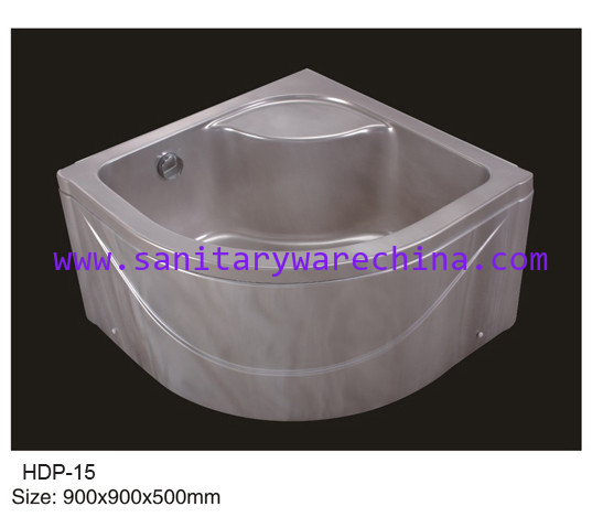 Acrylic shower tray, shower basin,acrylic shower base HDP-15