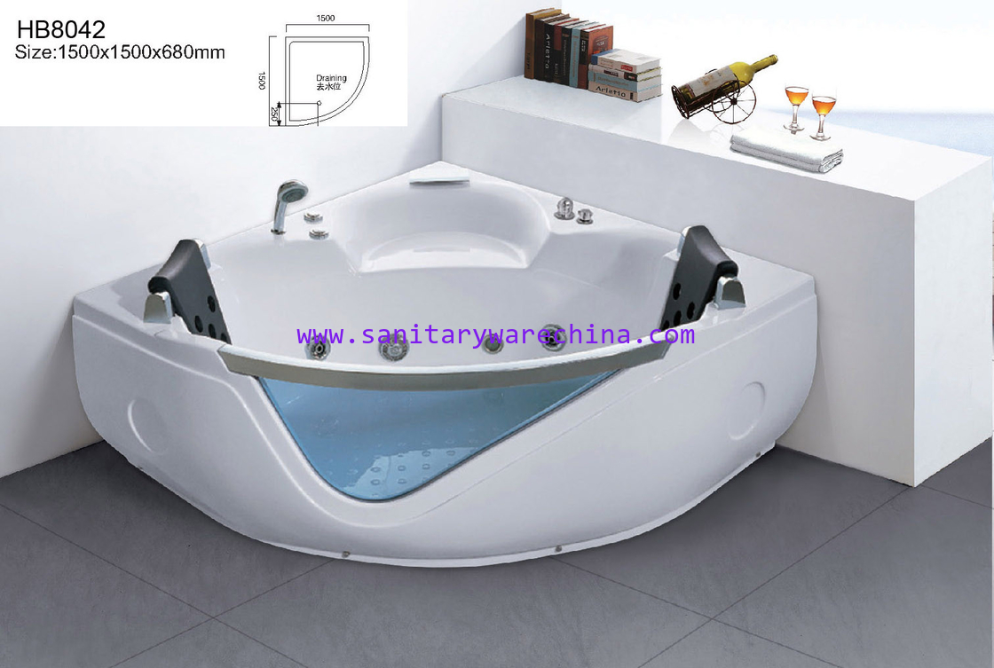 Sanitary ware, Bathtubs, Jacuzzi, Massage bathtub,WHIRLPOOL HB8042 1500X1500X680
