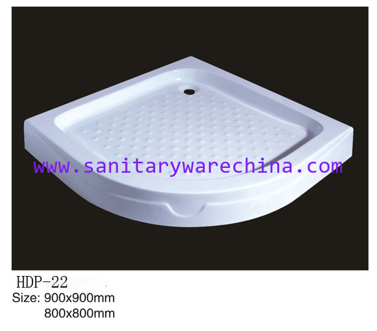 Acrylic shower tray, shower basin,acrylic shower base HDP-22 900X900,800X800,