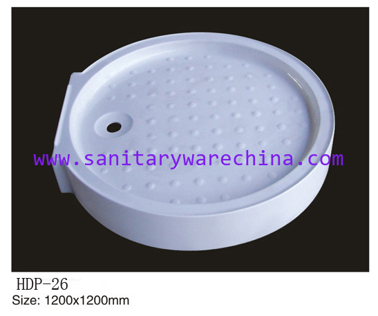 Acrylic shower tray, shower basin,acrylic shower base HDP-26 1200X1200