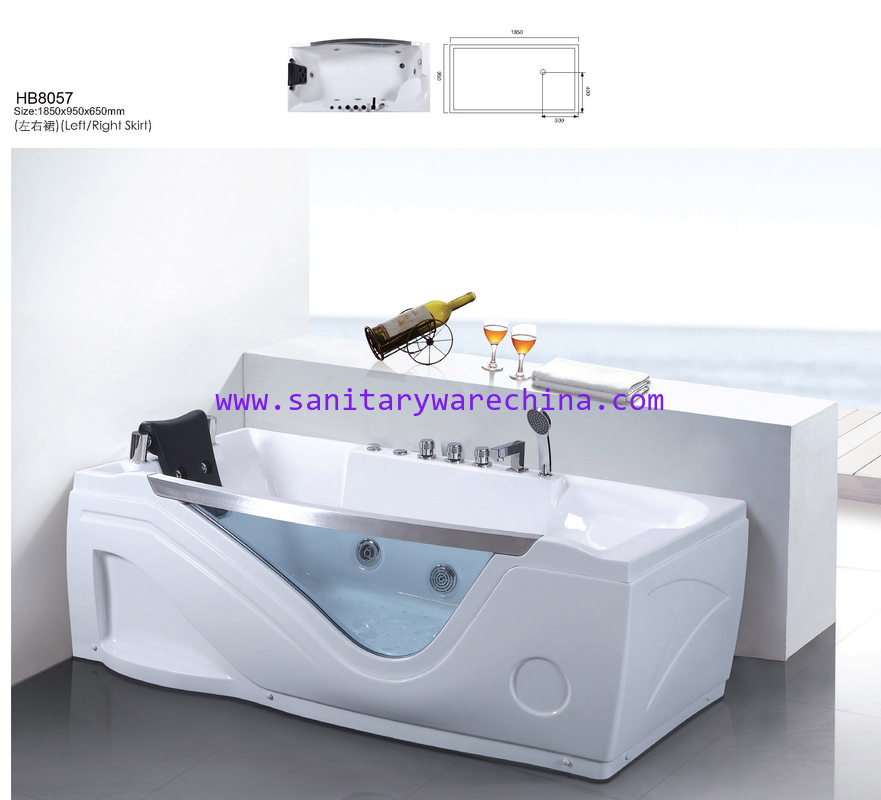 Sanitary ware, Bathtubs, Jacuzzi, Massage bathtub,WHIRLPOOL HB8057 1850X950X650