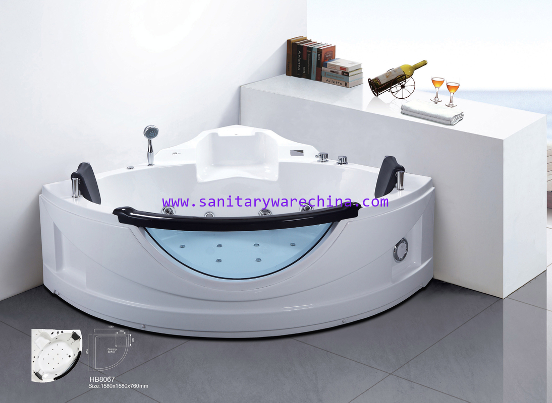 Sanitary ware, Bathtubs, Jacuzzi, Massage bathtub,WHIRLPOOL HB8067 1589X1589X760