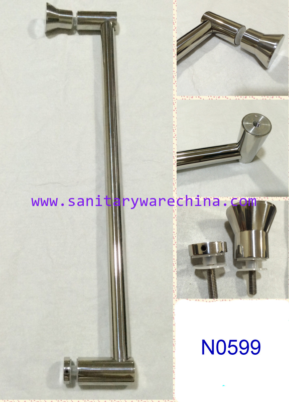 SUS304 Polished Chrome shower handle / glass door handle N0599