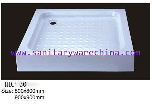 Acrylic shower tray, shower basin,acrylic shower base HDP-30 800X800,900X9000