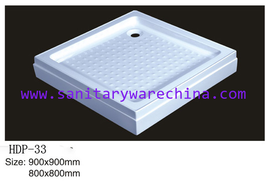 Acrylic shower tray, shower basin,acrylic shower base HDP-33 900X900,800X800