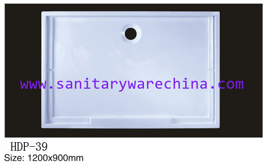 Acrylic shower tray, shower basin,acrylic shower base HDP-39 1200X900