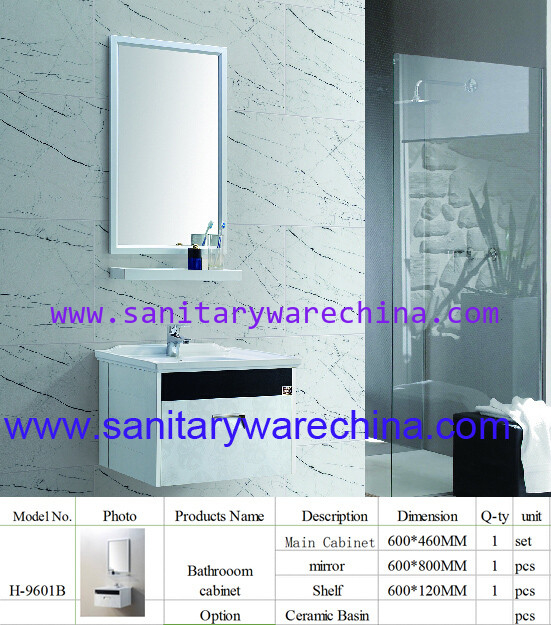 Modern Alunimun bathroom cabinet / aluminum alloy bathroom cabinet/Mirror Cabinet/ H-9601B