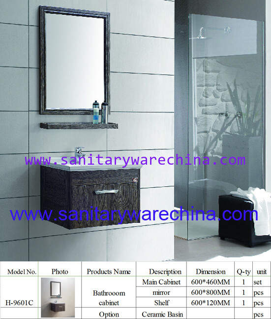 Modern Alunimun bathroom cabinet / aluminum alloy bathroom cabinet/Mirror Cabinet/ H-9601C