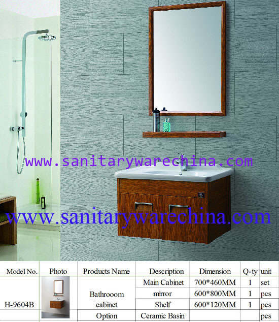 Modern Alunimun bathroom cabinet / aluminum alloy bathroom cabinet/Mirror Cabinet /H-9604B
