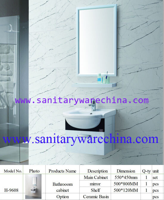 Modern Alunimun bathroom cabinet / aluminum alloy bathroom cabinet/Mirror Cabinet /H-9608