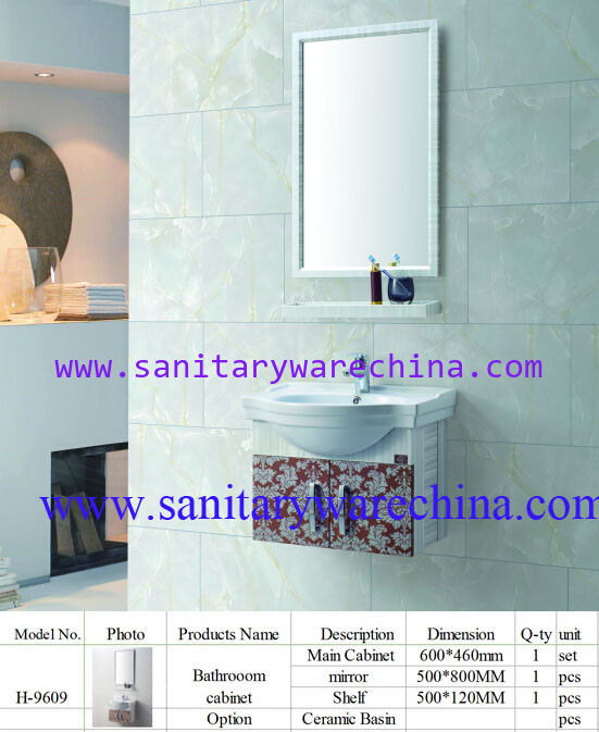 Modern Alunimun bathroom cabinet / aluminum alloy bathroom cabinet/Mirror Cabinet /H-9609