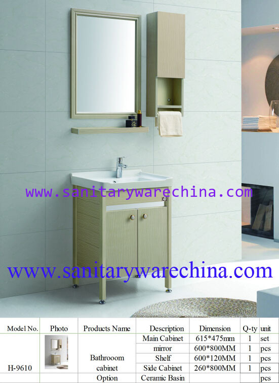 Modern Alunimun bathroom cabinet / aluminum alloy bathroom cabinet/Mirror Cabinet /H-9610