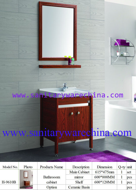 Modern Alunimun bathroom cabinet / aluminum alloy bathroom cabinet/Mirror Cabinet /H-9610B