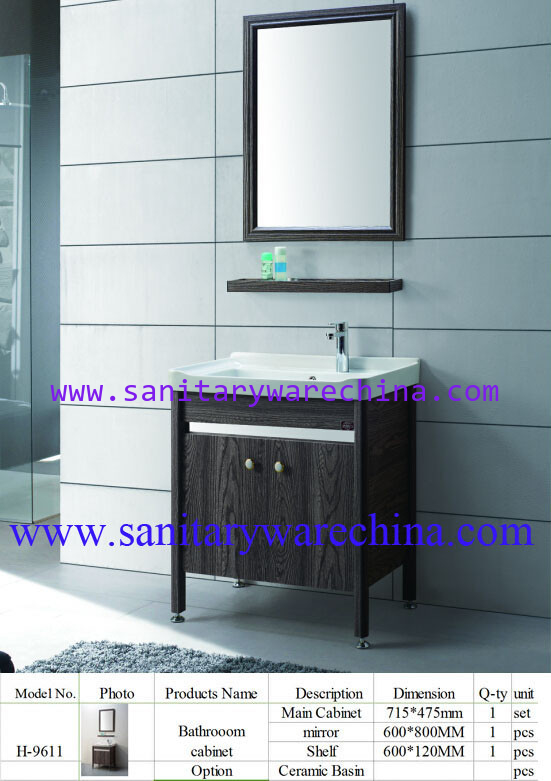 Modern Alunimun bathroom cabinet / aluminum alloy bathroom cabinet/Mirror Cabinet /H-9611