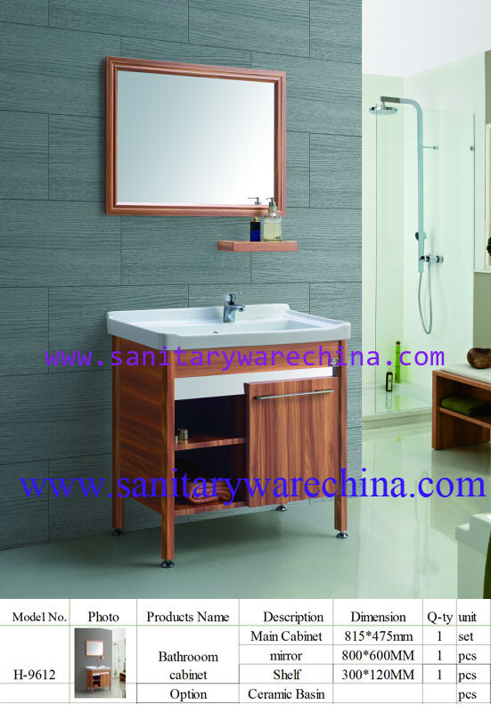 Modern Alunimun Bathroom Vanity/ aluminum alloy bathroom cabinet/Mirror Cabinet /H-9612