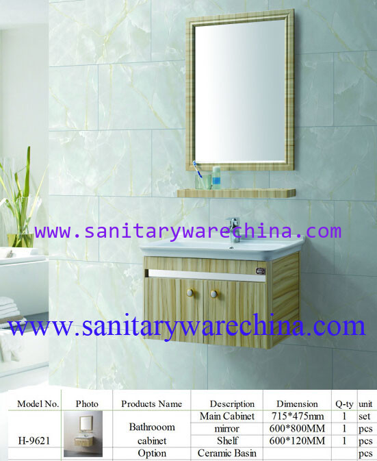 Modern Alunimun Bathroom Vanity/ aluminum alloy bathroom cabinet/Mirror Cabinet /H-9621