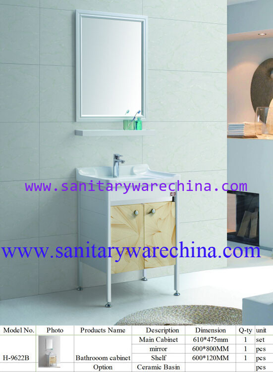 Modern Alunimun Bathroom Vanity/ aluminum alloy bathroom cabinet/Mirror Cabinet /H-9622B