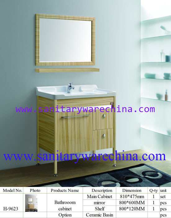 Modern Alunimun Bathroom Vanity/ aluminum alloy bathroom cabinet/Mirror Cabinet /H-9623