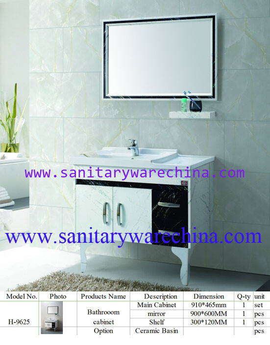 Modern Alunimun Bathroom Vanity/ aluminum alloy bathroom cabinet/Mirror Cabinet/H-9625