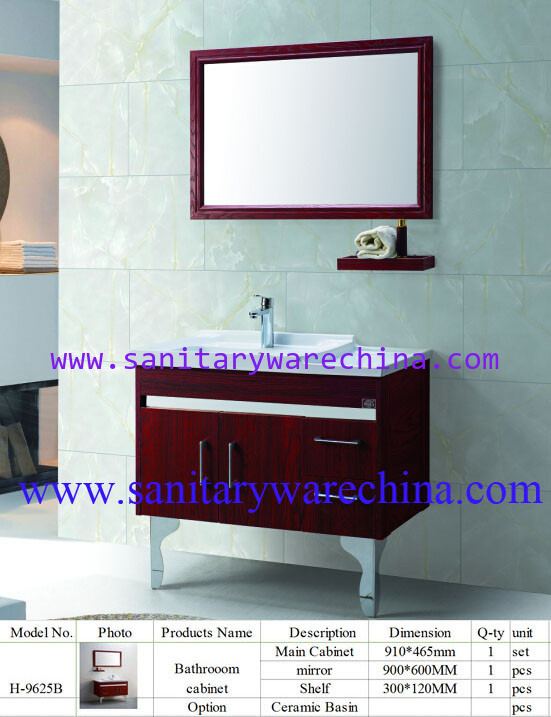 Modern Alunimun Bathroom Vanity/ aluminum alloy bathroom cabinet/Mirror Cabinet/H-9625B