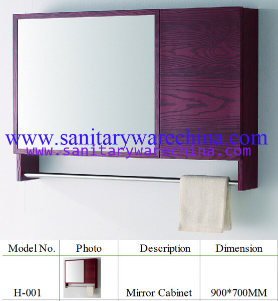 Aluminum Mirror Cabinet /Home Decoration Furniture H-001 size800X700