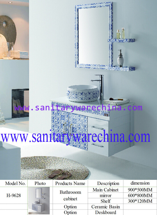 Modern Alunimun Bathroom Vanity/ aluminum alloy bathroom cabinet/Mirror Cabinet /H-9628