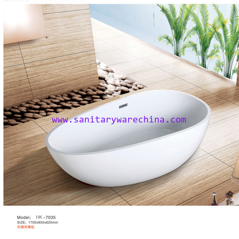 Modern Bathtub,Acrylic bathtub white color,Bathtub, seamless Bathtub. HK7035 170X85X62CM