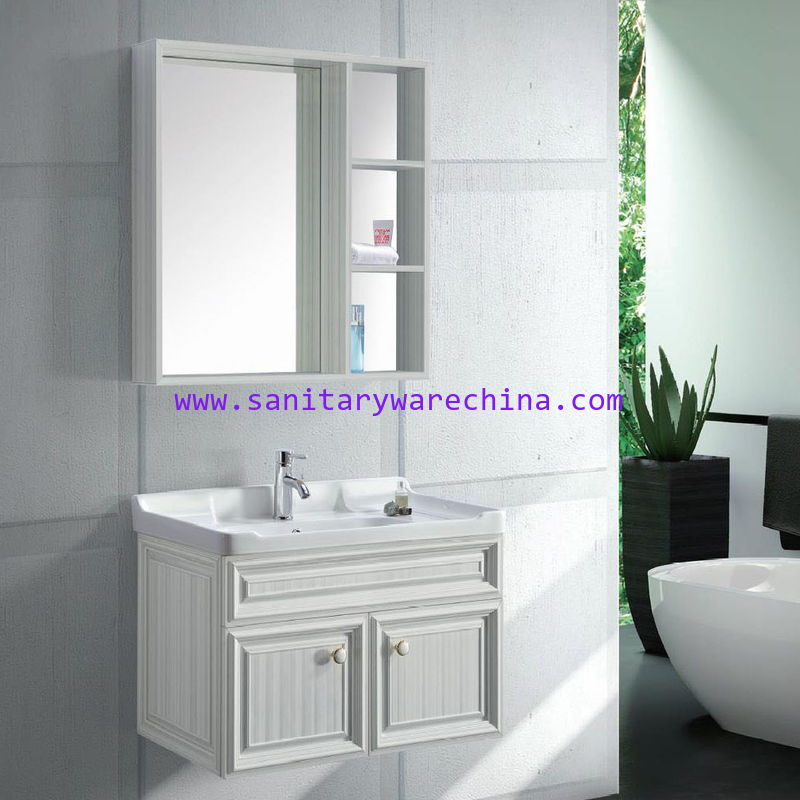 Modern Alunimun Bathroom Vanity/ all aluminum bathroom cabinet/Mirror Cabinet /DB-8113A 600X460mm