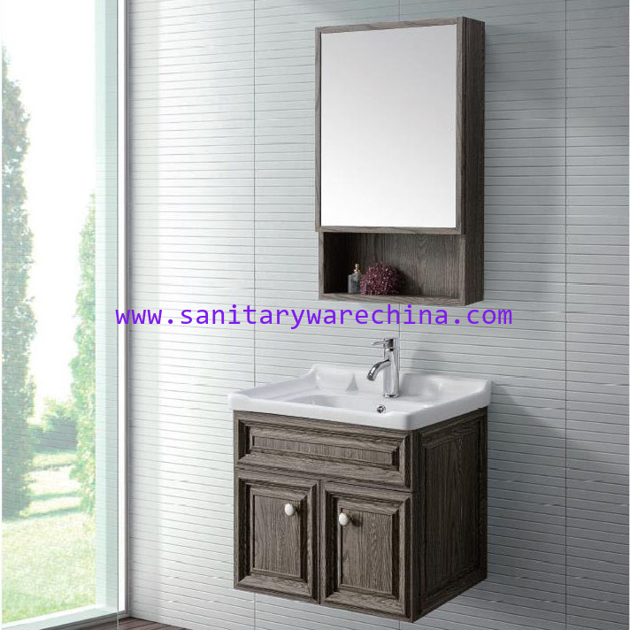Modern Alunimun Bathroom Vanity/ all aluminum bathroom cabinet/Mirror Cabinet /DB-8114 600X460mm