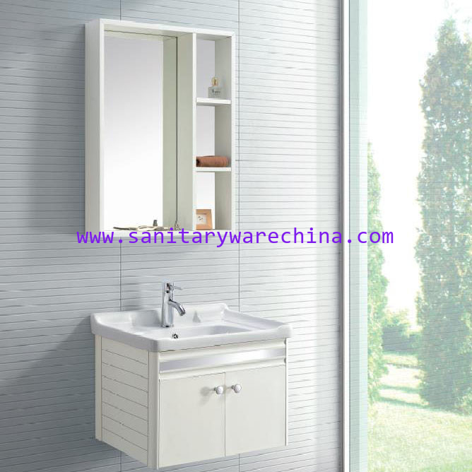 Modern Alunimun Bathroom Vanity/ all aluminum bathroom cabinet/Mirror Cabinet /DB-8117 600X460mm