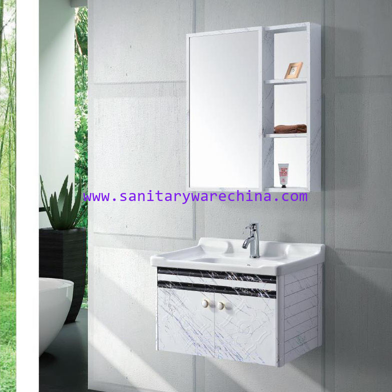 Modern Alunimun Bathroom Vanity/ all aluminum bathroom cabinet/Mirror Cabinet /DB-8130 700X460mm