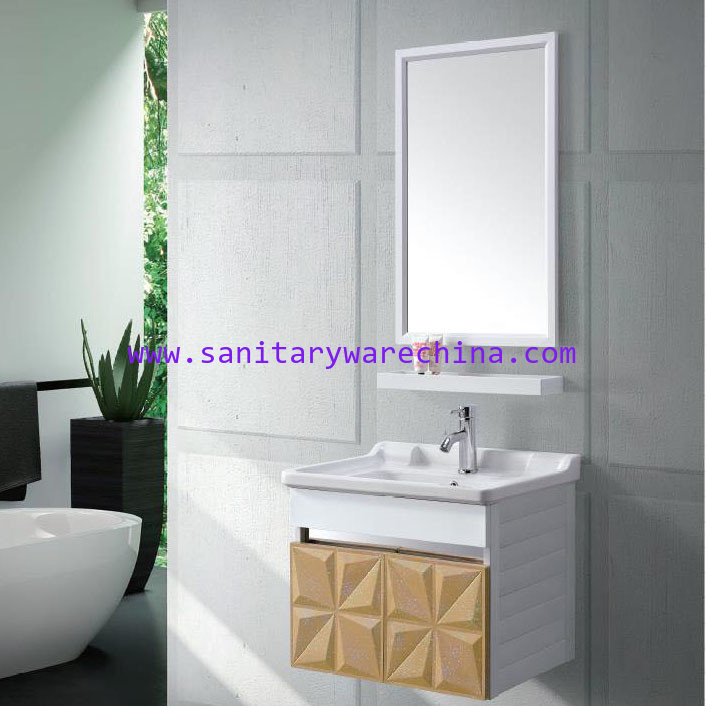 Modern Alunimun Bathroom Vanity/ all aluminum bathroom cabinet/Mirror Cabinet /DB-8151 600X450mm