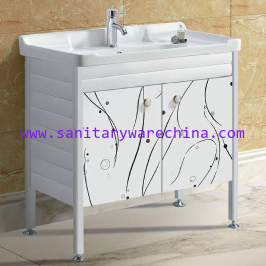 Modern Alunimun Bathroom Vanity/ all aluminum bathroom cabinet/Mirror Cabinet /DB-8157A  800X450mm