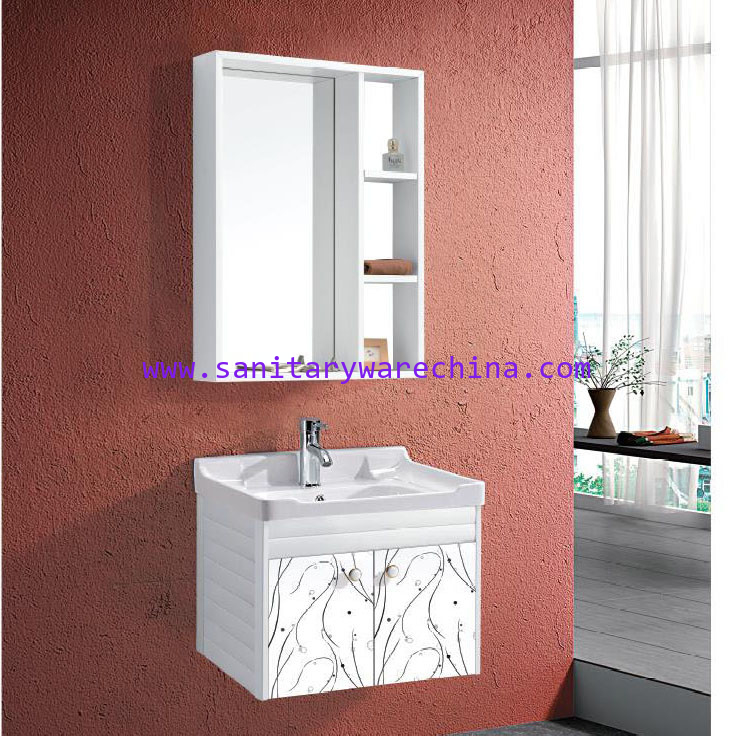 Modern Alunimun Bathroom Vanity/ all aluminum bathroom cabinet/Mirror Cabinet /DB-8160 600X450mm