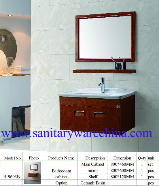 Modern Alunimun bathroom cabinet / aluminum alloy bathroom cabinet/Mirror Cabinet /H-9603B